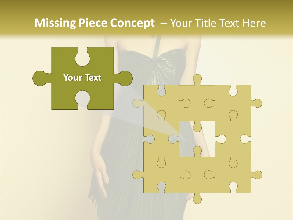 Person Brunette Fashionable PowerPoint Template