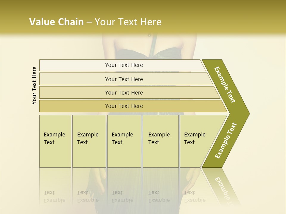 Person Brunette Fashionable PowerPoint Template