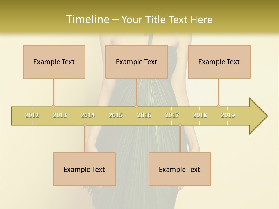 Person Brunette Fashionable PowerPoint Template