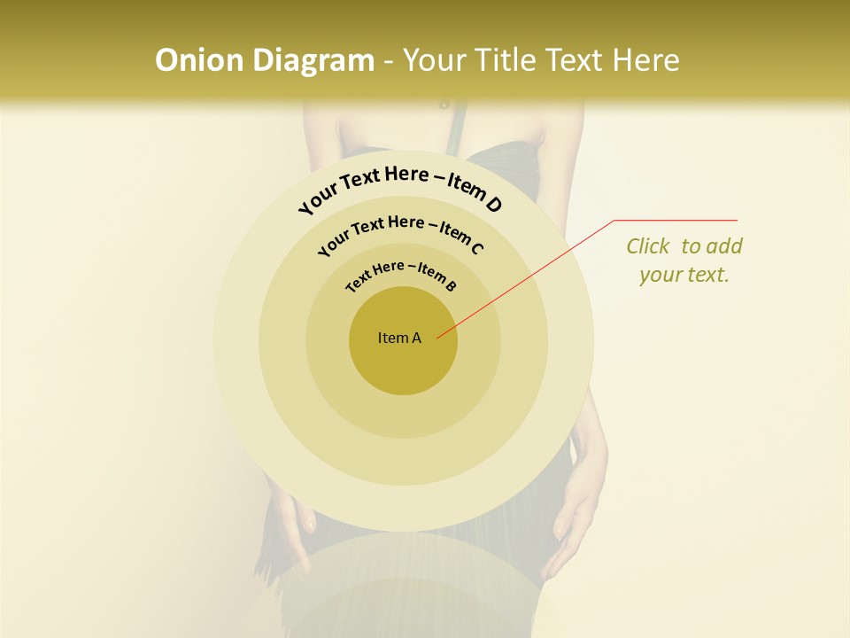 Person Brunette Fashionable PowerPoint Template