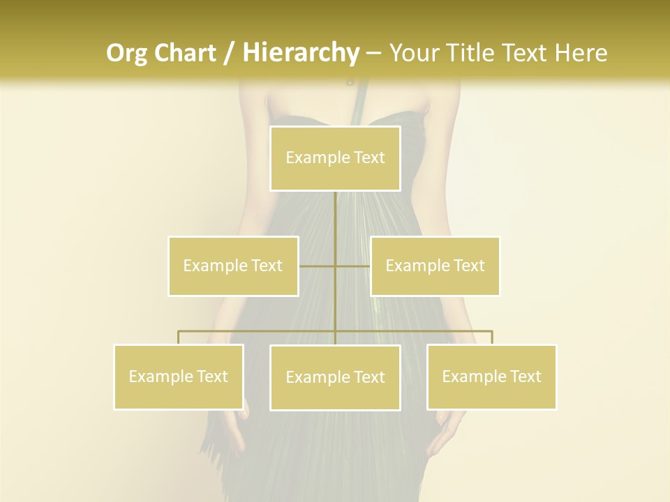 Person Brunette Fashionable PowerPoint Template