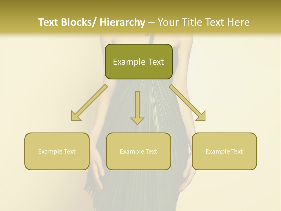 Person Brunette Fashionable PowerPoint Template