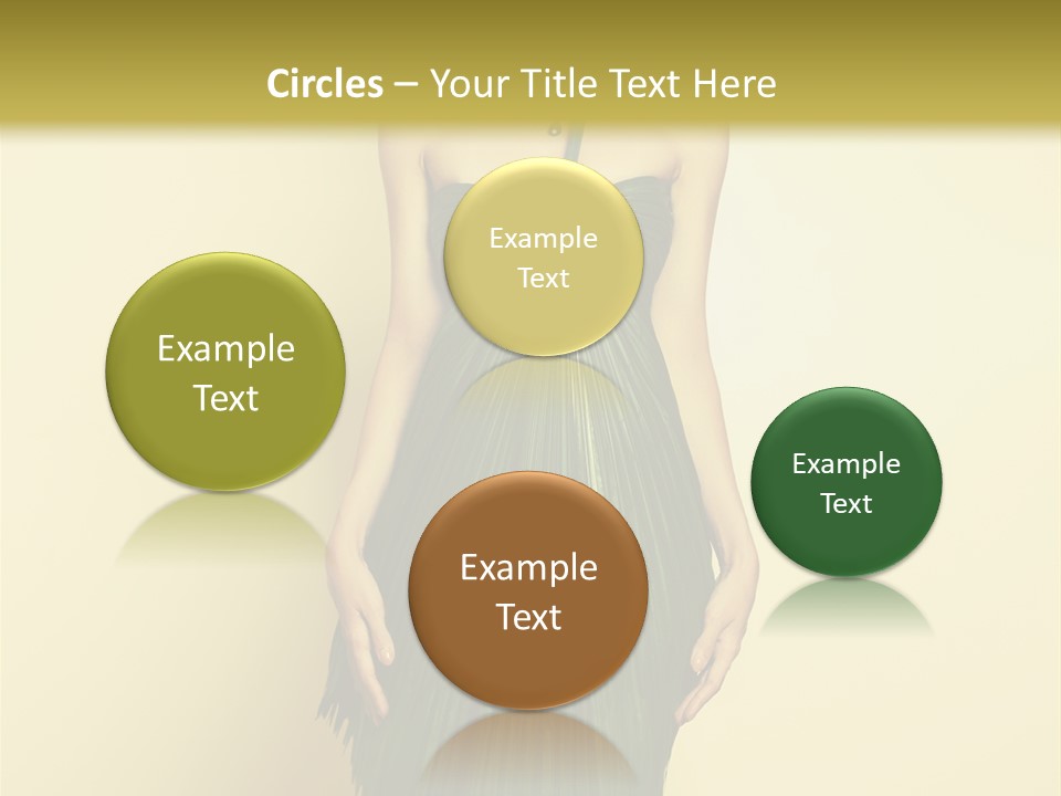 Person Brunette Fashionable PowerPoint Template