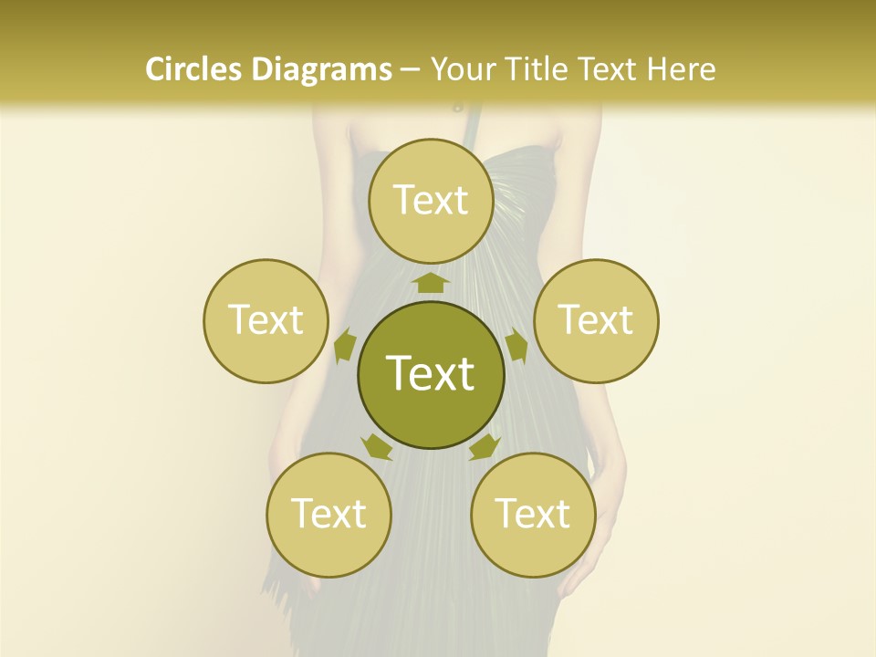 Person Brunette Fashionable PowerPoint Template