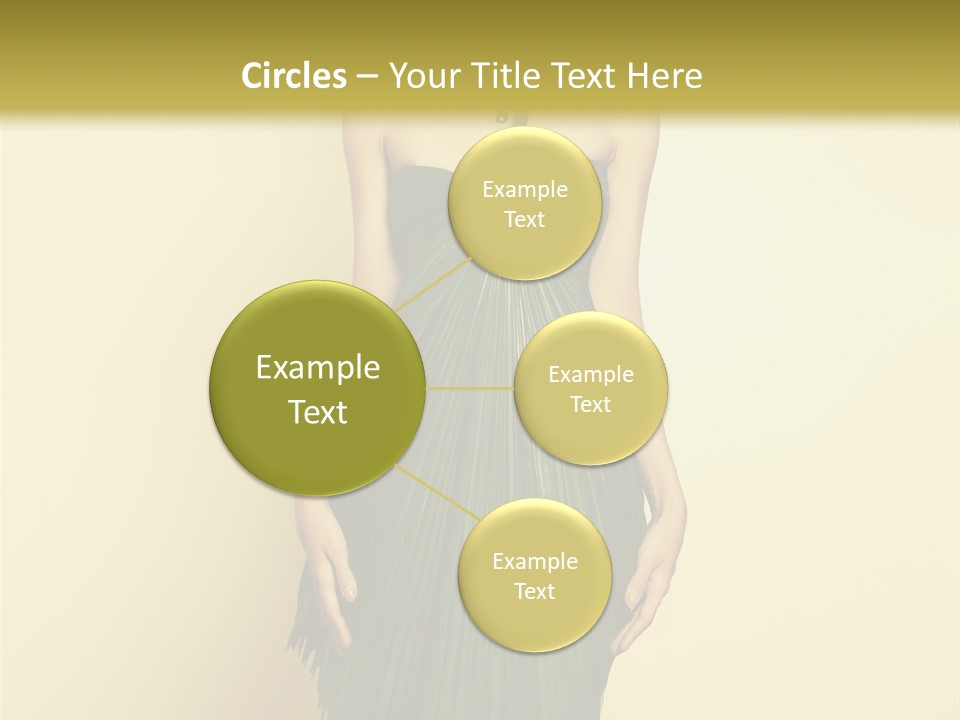 Person Brunette Fashionable PowerPoint Template