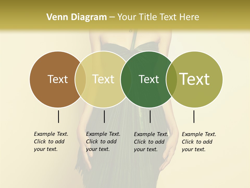 Person Brunette Fashionable PowerPoint Template