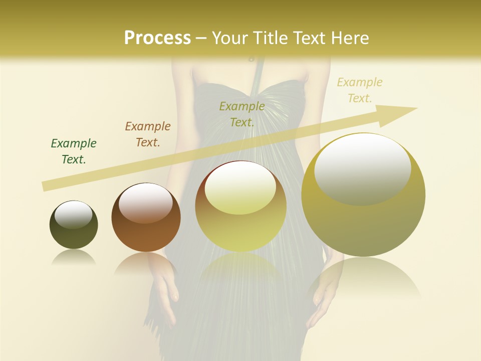 Person Brunette Fashionable PowerPoint Template