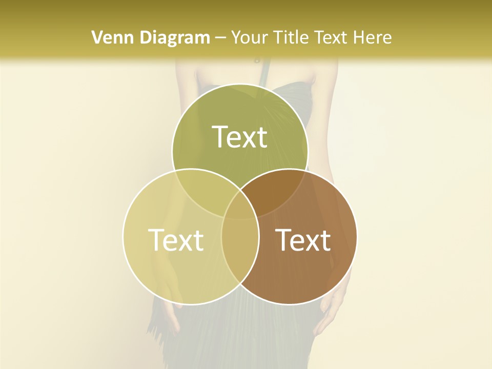 Person Brunette Fashionable PowerPoint Template