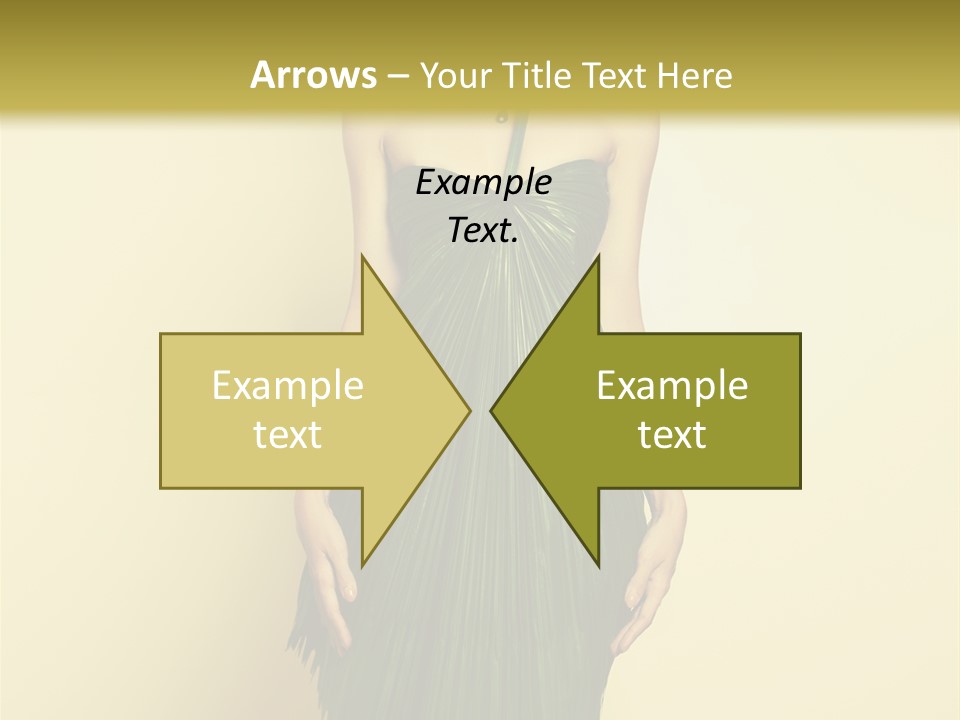 Person Brunette Fashionable PowerPoint Template