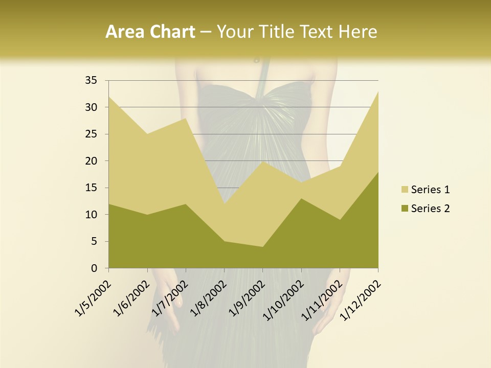 Person Brunette Fashionable PowerPoint Template