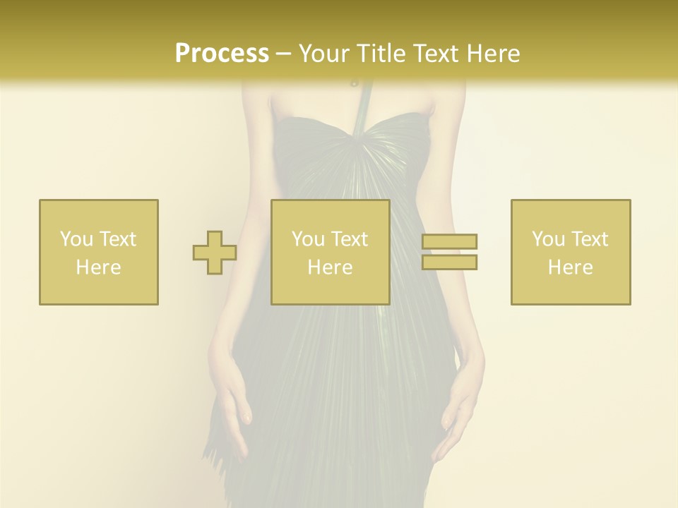 Person Brunette Fashionable PowerPoint Template