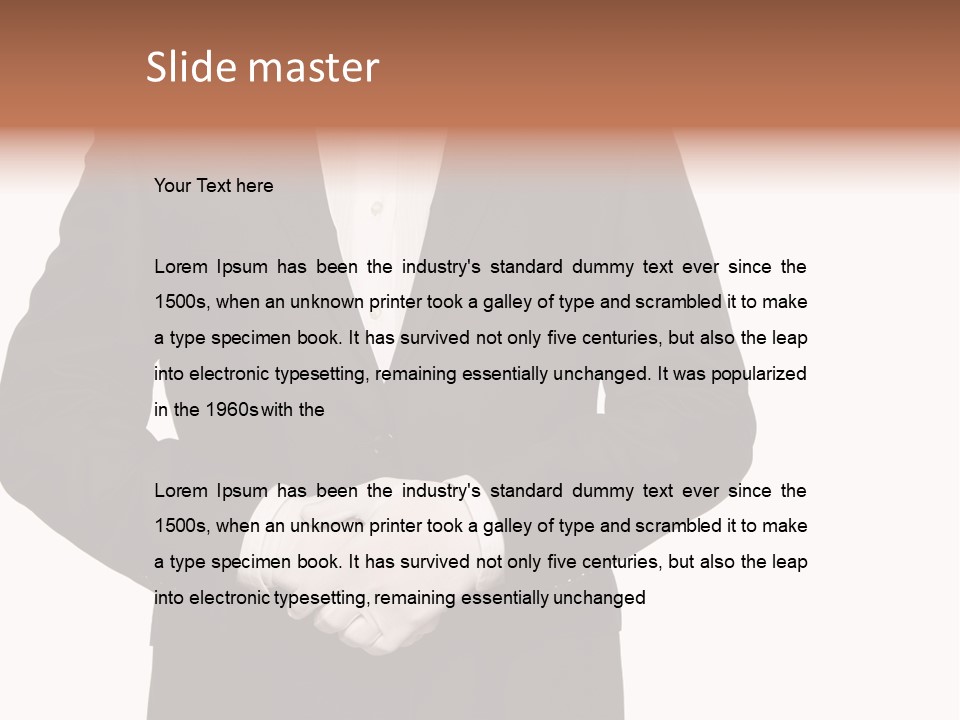 Male Hotel Copy PowerPoint Template