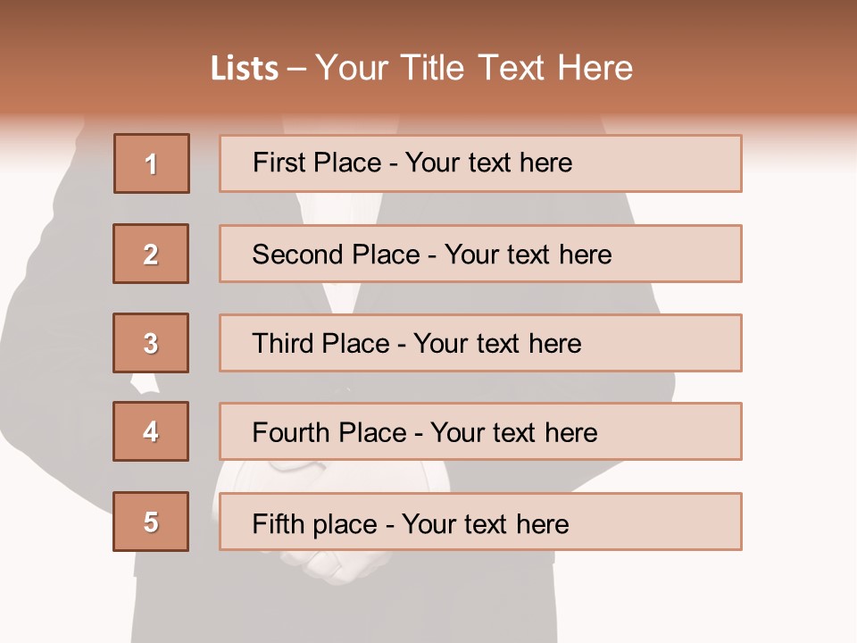 Male Hotel Copy PowerPoint Template