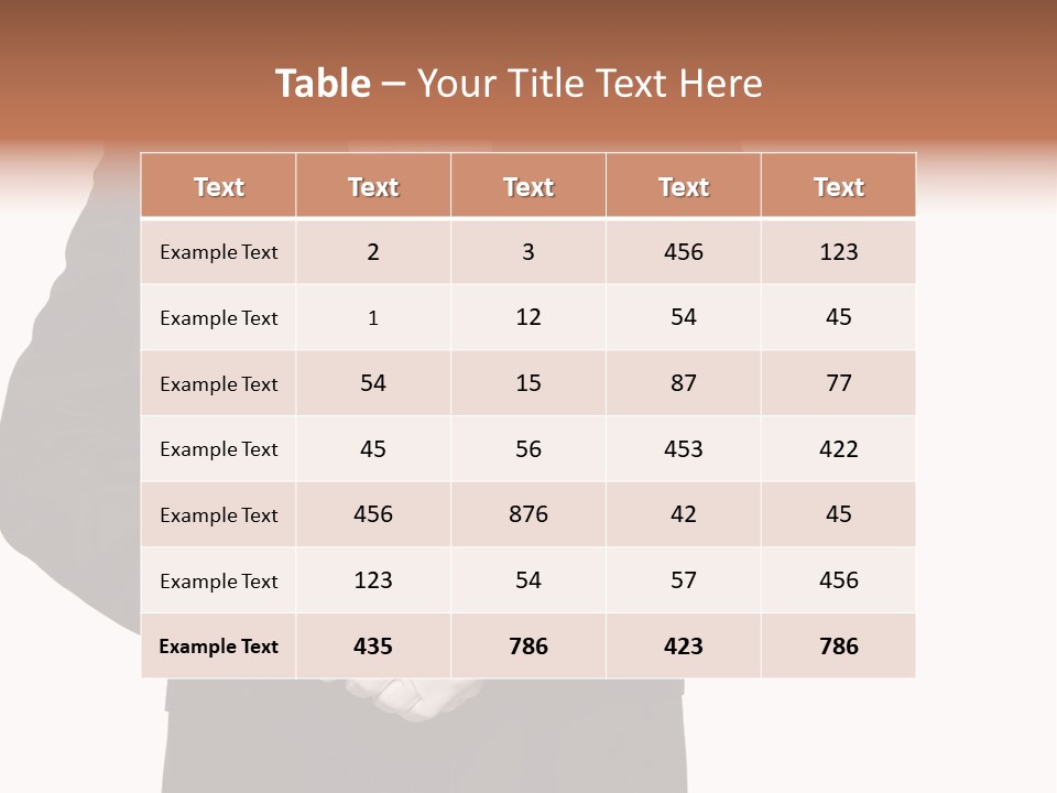 Male Hotel Copy PowerPoint Template