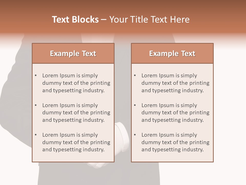 Male Hotel Copy PowerPoint Template