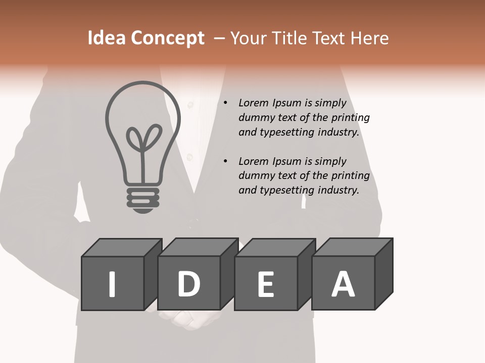 Male Hotel Copy PowerPoint Template