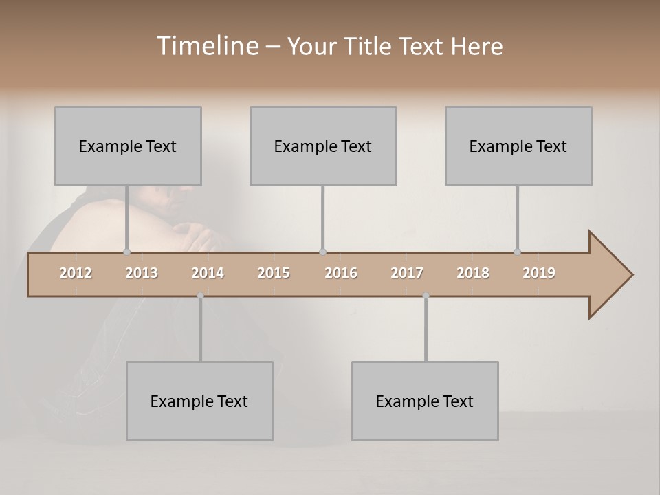 Feelings Depressed Portrait PowerPoint Template