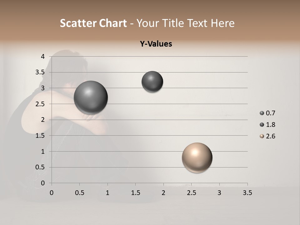 Feelings Depressed Portrait PowerPoint Template