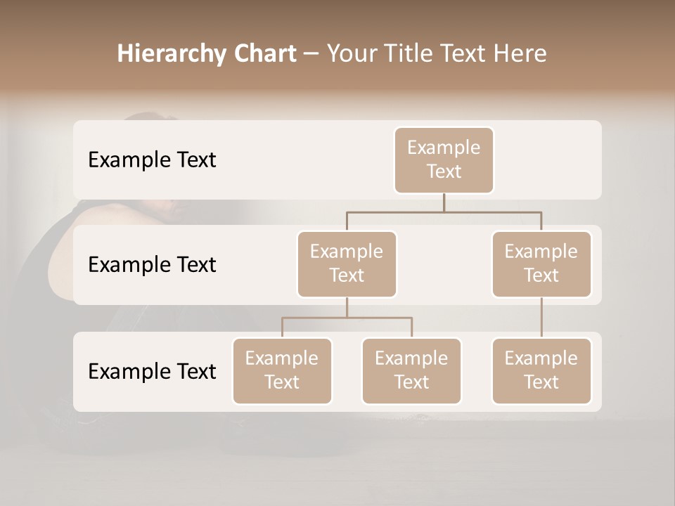 Feelings Depressed Portrait PowerPoint Template