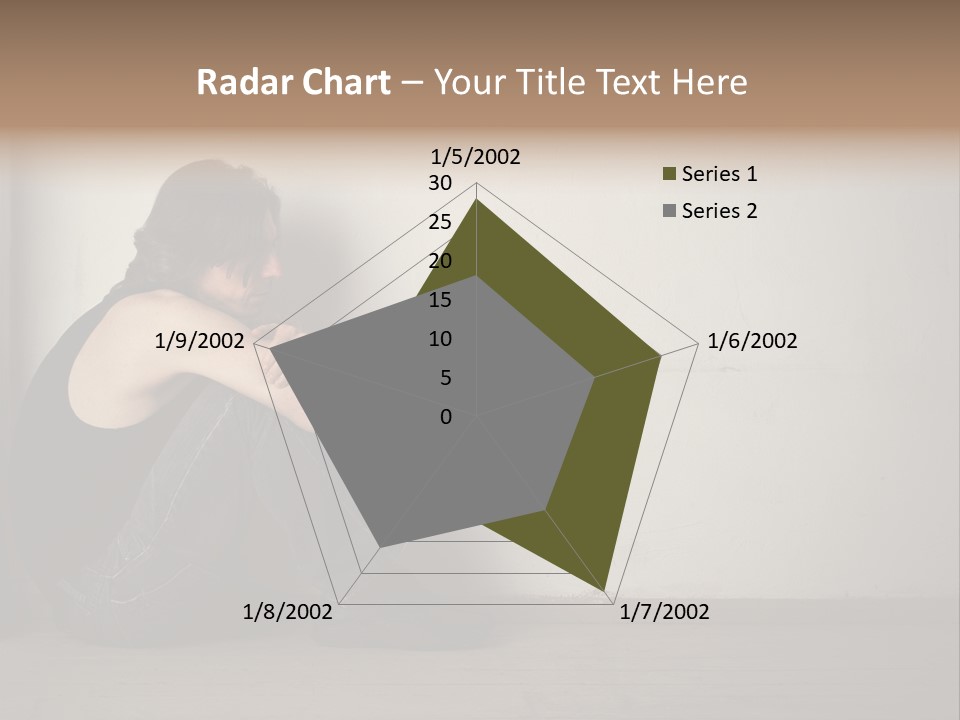 Feelings Depressed Portrait PowerPoint Template