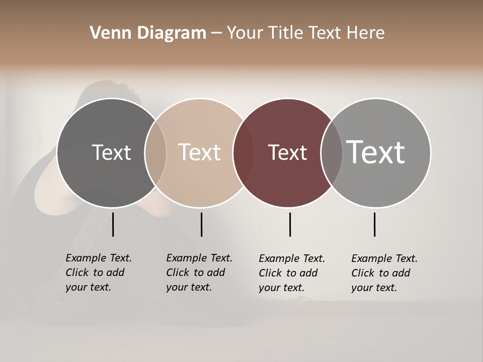 Feelings Depressed Portrait PowerPoint Template