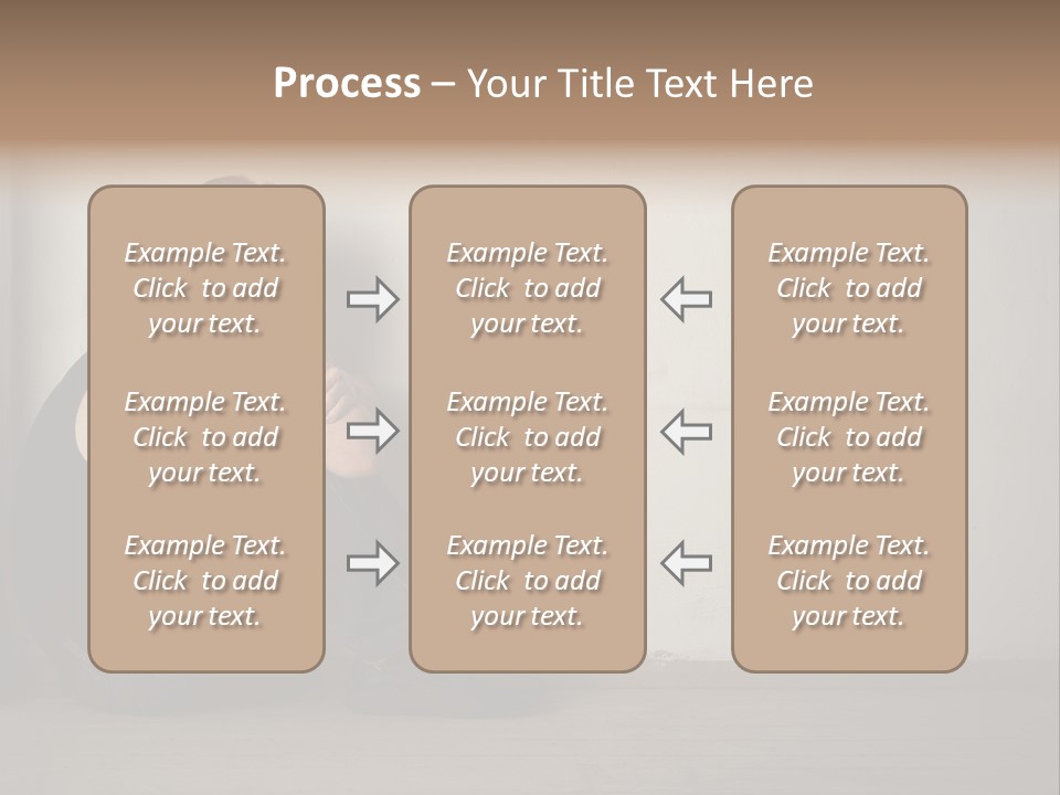 Feelings Depressed Portrait PowerPoint Template