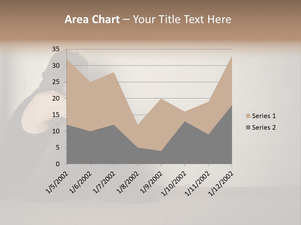 Feelings Depressed Portrait PowerPoint Template
