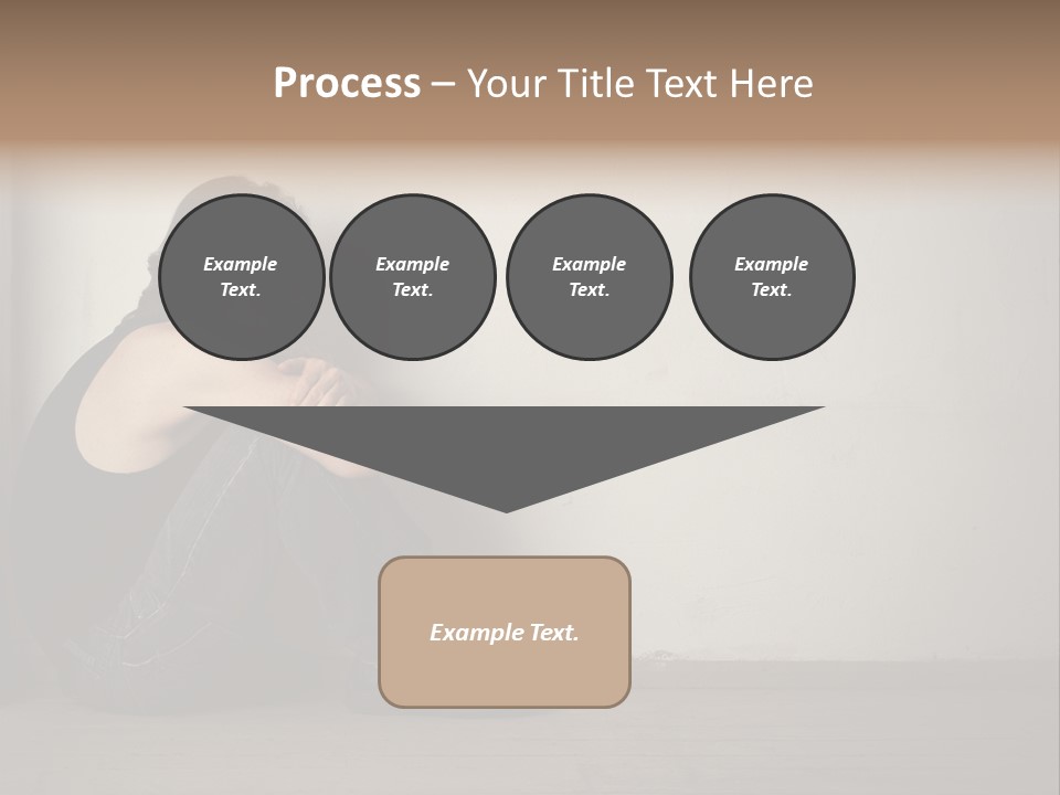Feelings Depressed Portrait PowerPoint Template