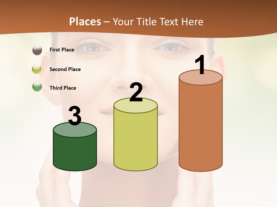 Beauty Girl Healthcare PowerPoint Template