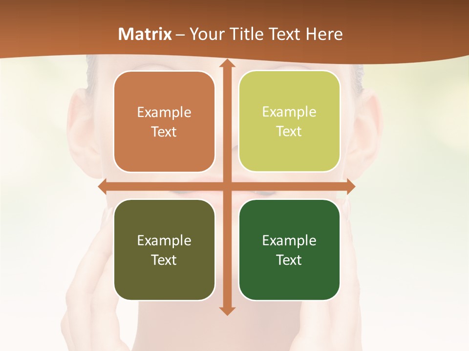 Beauty Girl Healthcare PowerPoint Template