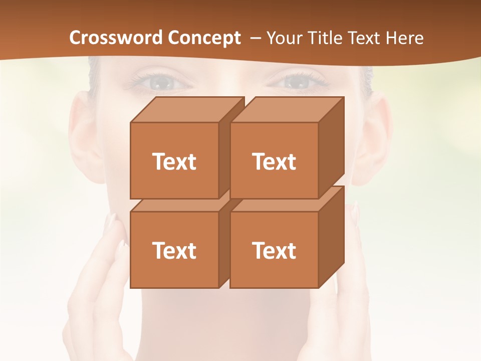 Beauty Girl Healthcare PowerPoint Template