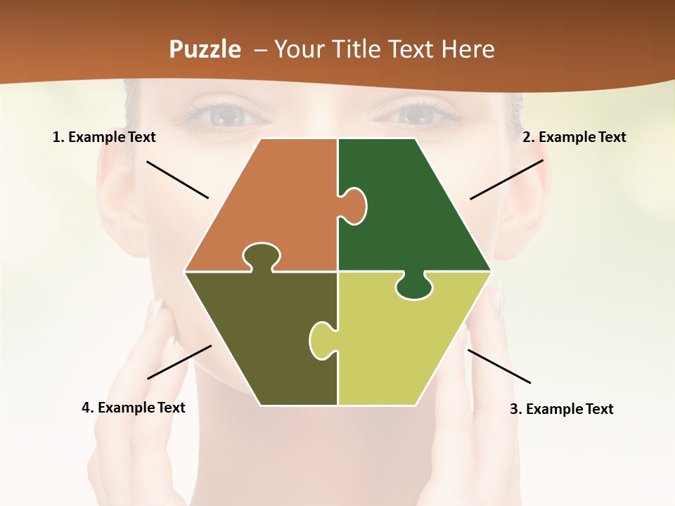 Beauty Girl Healthcare PowerPoint Template