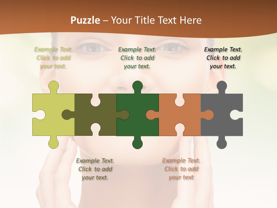 Beauty Girl Healthcare PowerPoint Template