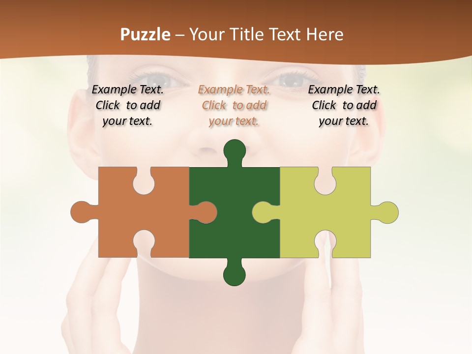 Beauty Girl Healthcare PowerPoint Template