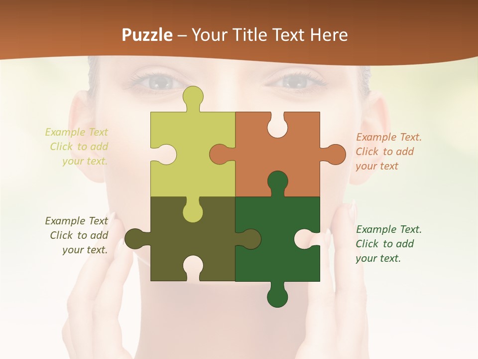 Beauty Girl Healthcare PowerPoint Template