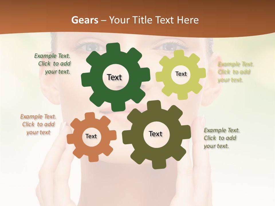 Beauty Girl Healthcare PowerPoint Template