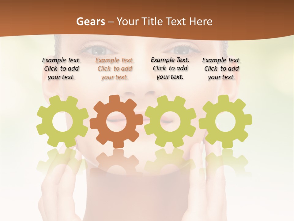 Beauty Girl Healthcare PowerPoint Template