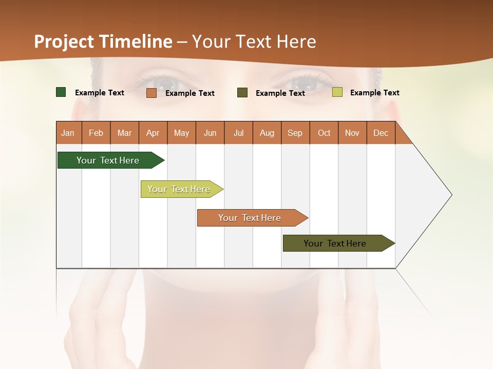 Beauty Girl Healthcare PowerPoint Template