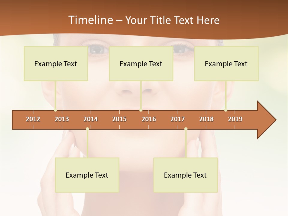 Beauty Girl Healthcare PowerPoint Template