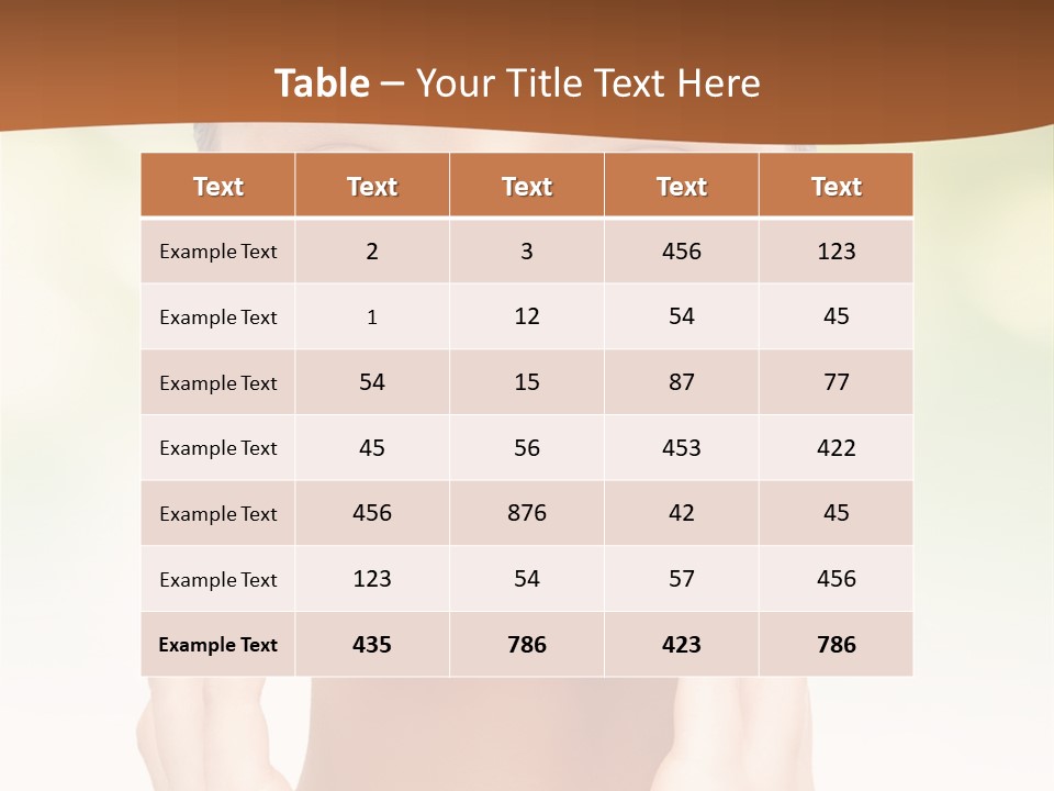 Beauty Girl Healthcare PowerPoint Template