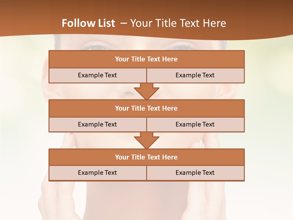 Beauty Girl Healthcare PowerPoint Template