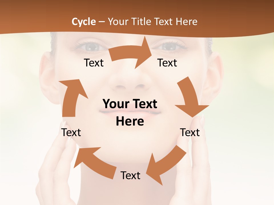 Beauty Girl Healthcare PowerPoint Template