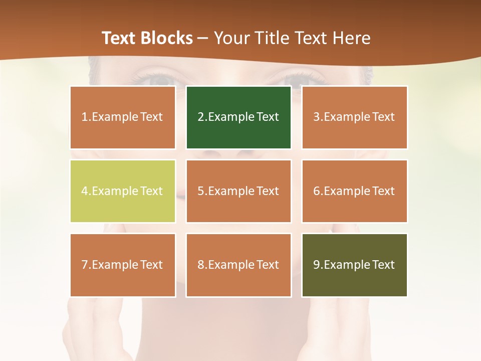 Beauty Girl Healthcare PowerPoint Template