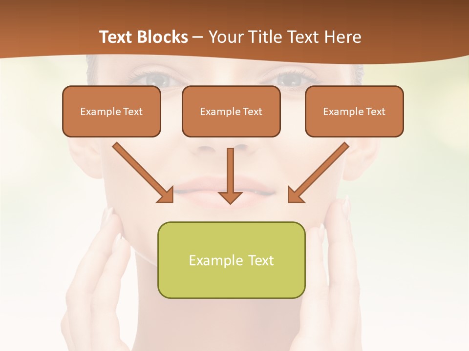 Beauty Girl Healthcare PowerPoint Template