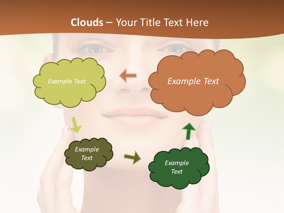 Beauty Girl Healthcare PowerPoint Template