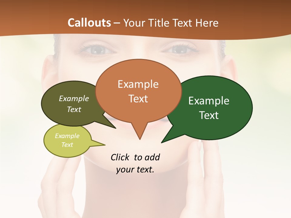 Beauty Girl Healthcare PowerPoint Template