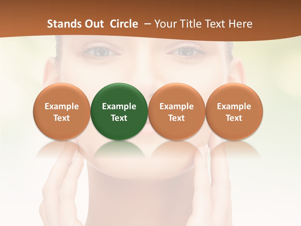 Beauty Girl Healthcare PowerPoint Template