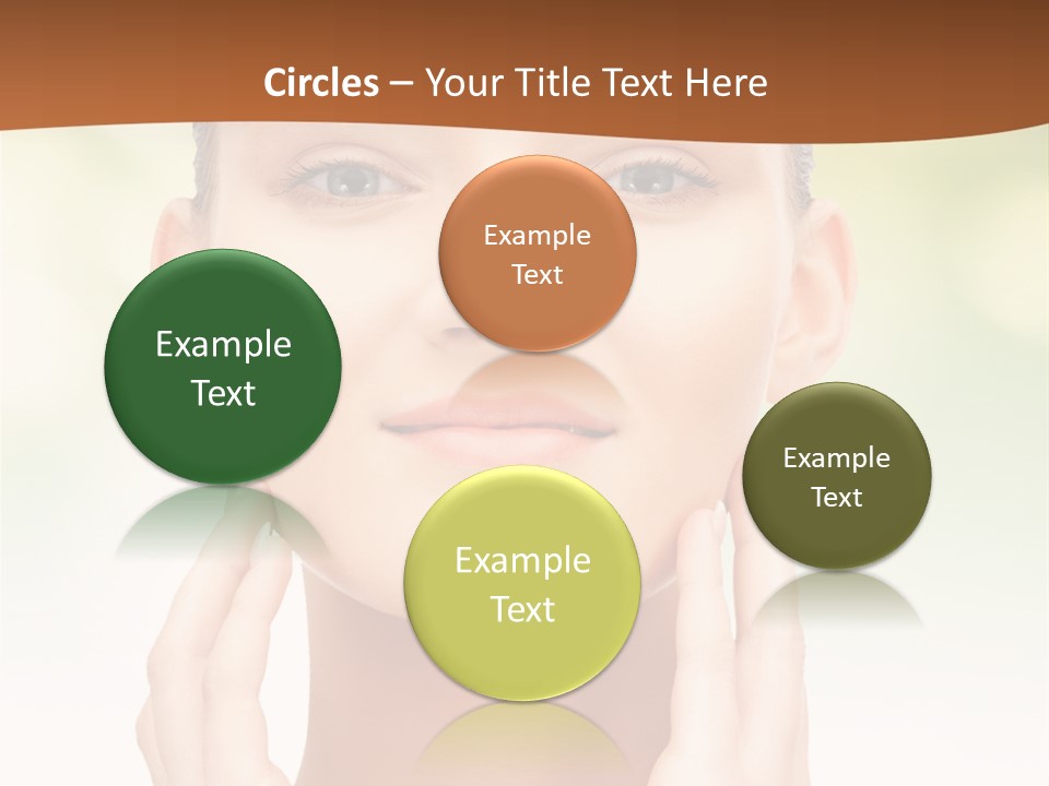 Beauty Girl Healthcare PowerPoint Template