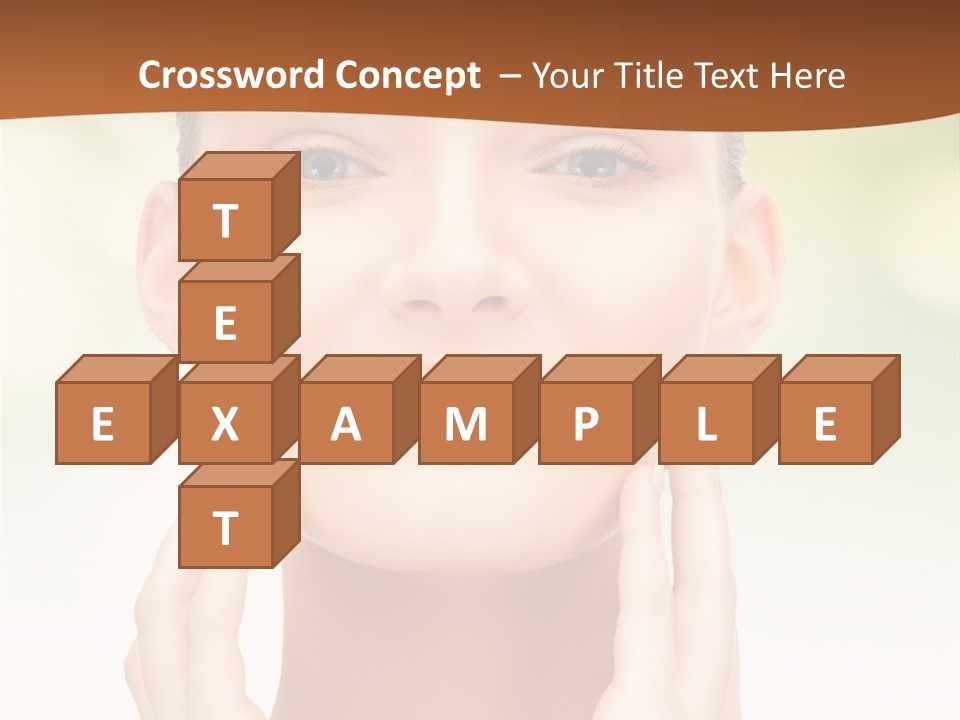 Beauty Girl Healthcare PowerPoint Template