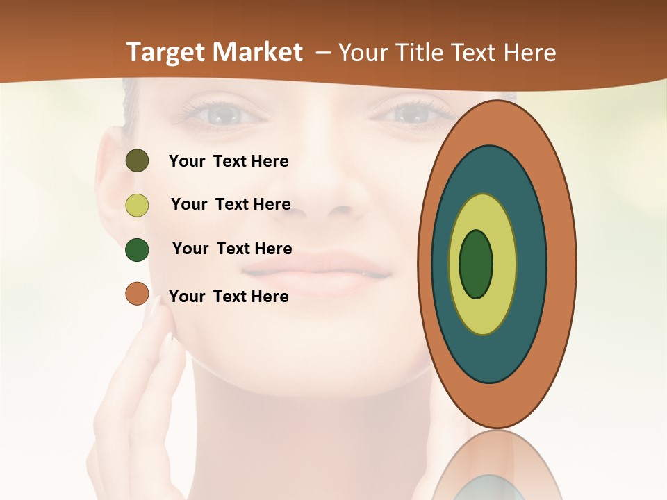 Beauty Girl Healthcare PowerPoint Template